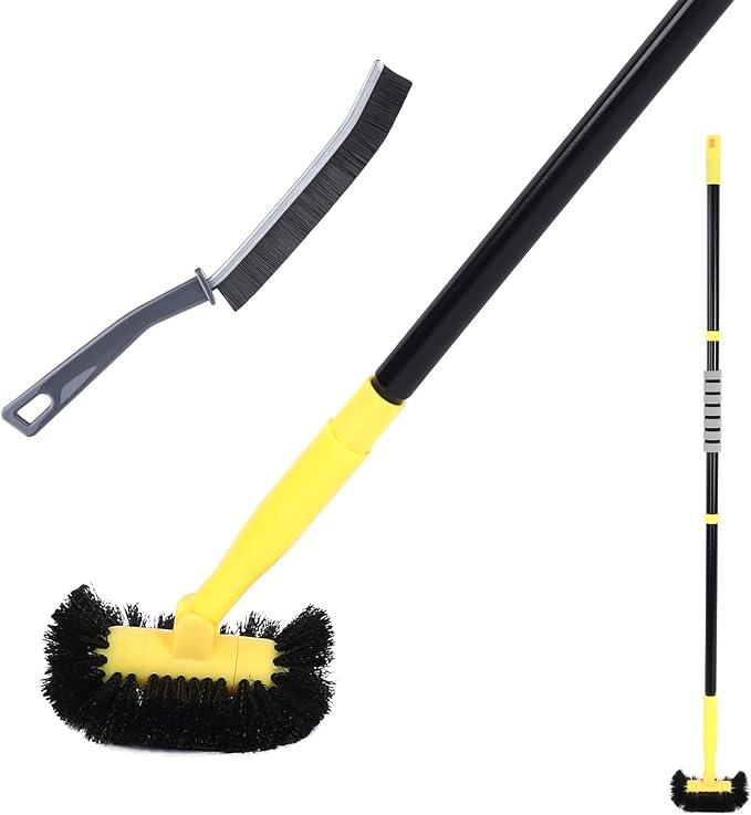 Grout Cleaning Brush with Long Handle by Unknown