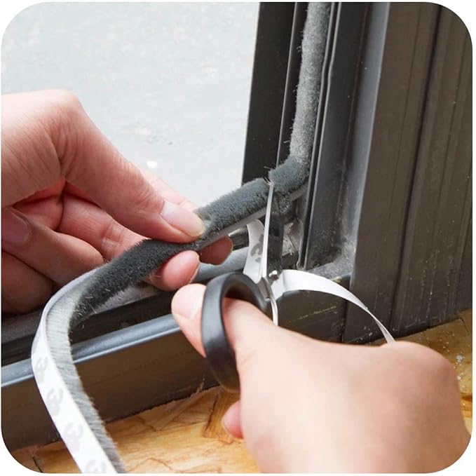 Weather Stripping Brush for Sliding Windows/Doors Frame Side, Pile Self - Image 7