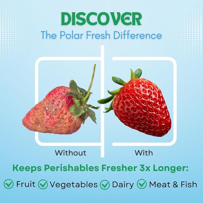 All-in-1 Refrigerator Deodorizer & Produce Saver by Polar Fresh – Fridge Odor - Image 7