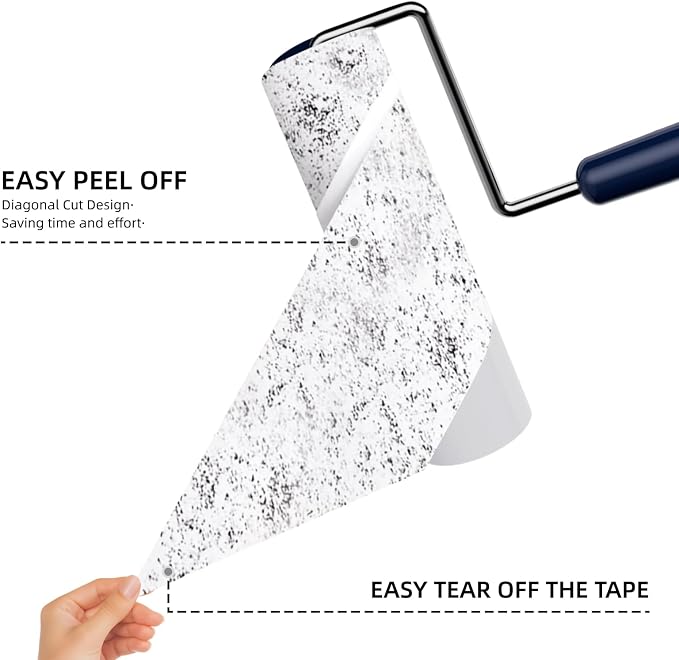 Lint Roller for Pet Hair Extra Sticky, 6.3'' Lint Remover - Image 4