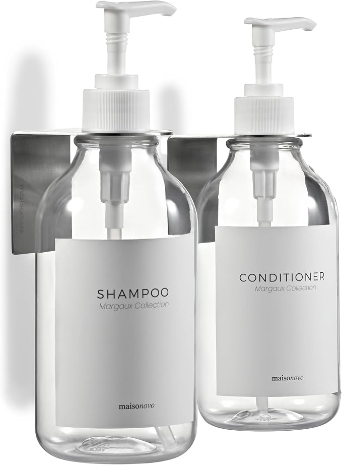 MaisoNovo Shampoo and Conditioner Dispenser by MaisoNovo-TheArtofSustainableLiving