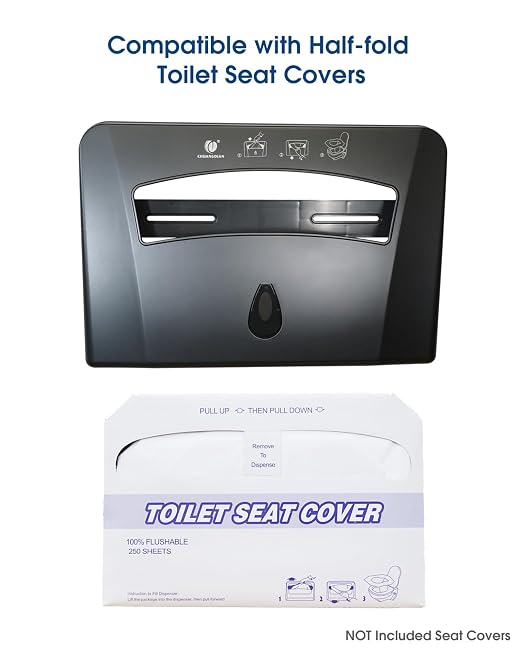 Toilet Seat Cover Dispenser, Wall Mounted Compatible - Image 3