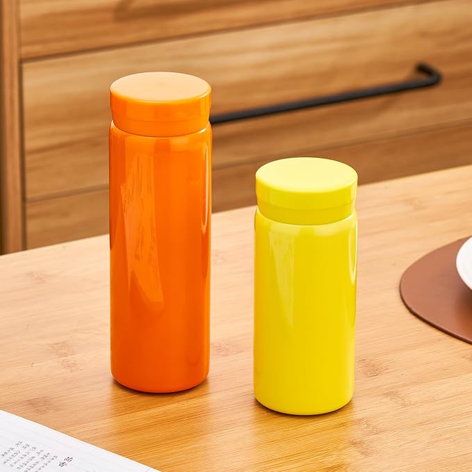 10oz Mini Water Bottle Stainless Steel Thermos Small Flask - Image 4