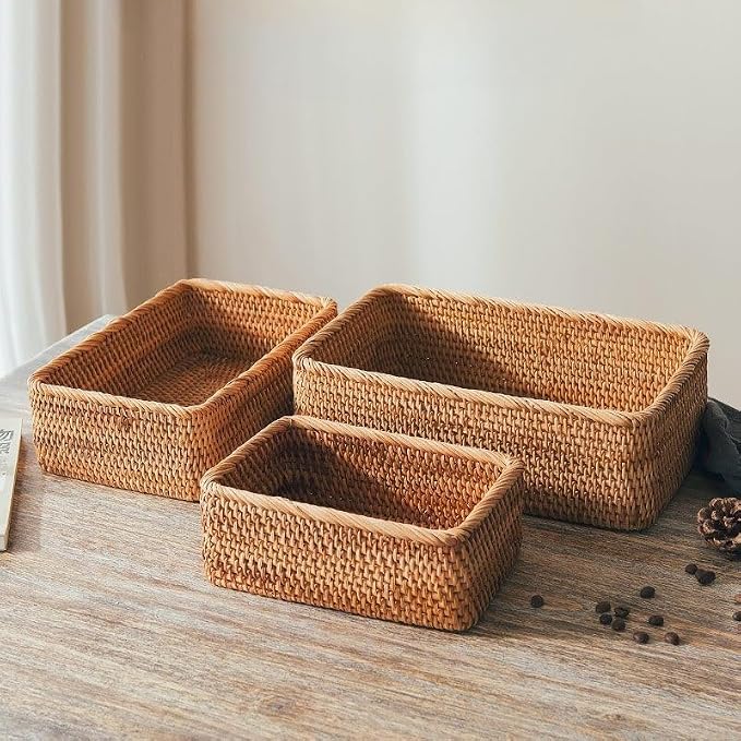 Rattan Storage Baskets, Wicker Baskets - Image 7