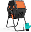 Compost Bin Outdoor 22.5 Gallon, Easy Assemble Composter Tumbler, 360°Rotating by TOPXIAN