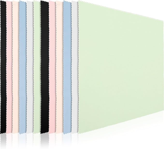 Frienda 12 Pack Large Microfiber Glass Cleaning Cloths 12 x 12 Inch Oversized by Frienda
