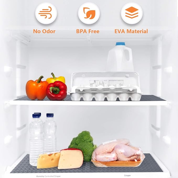 Shelf Liners for Kitchen Cabinets Refrigerator Liners Waterproof & Oil-Proof - Image 7