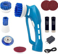 Electric Scrubber Power Cordless, Portable 360 Handheld Washing Cleaning Machine by RICHOOSE