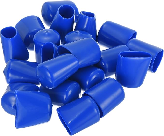 uxcell 20pcs Rubber End Caps 20mm ID Vinyl Round Tube Bolt Cap Cover Screw - Image 4