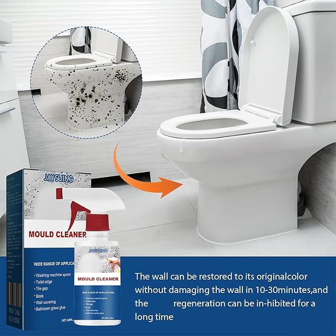 AUJ 2PCS Mould Cleaner Spray, Mould Cleaner Foam Spray, Powerful Multi-purpose - Image 3