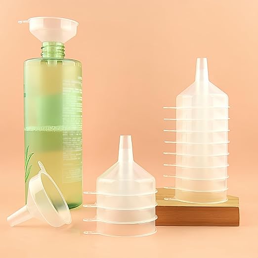 Small Funnels 4 Pack Food Grade Funnel Easily Transfer Liquids Granules Powders - Image 5
