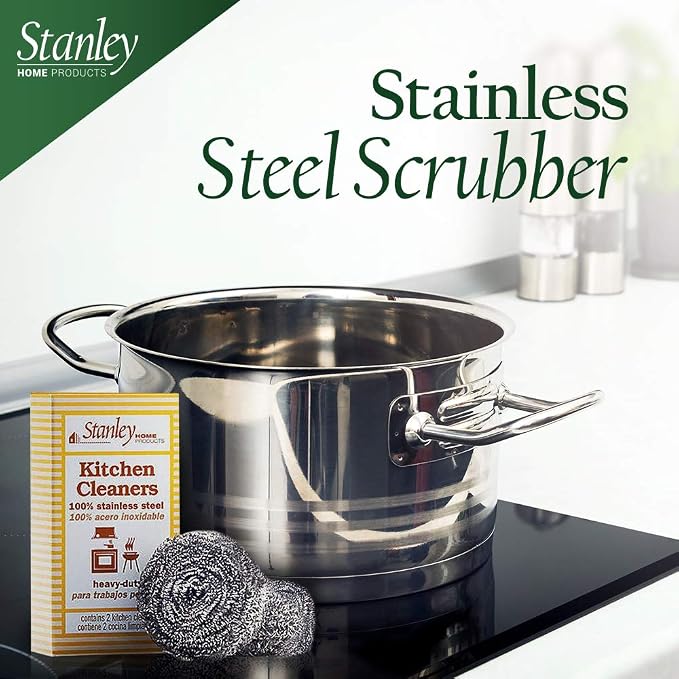Stanley Home Products Stainless Steel Kitchen Scouring Cleaners - Image 3