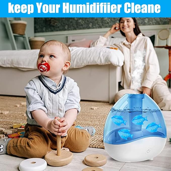 12PCS Universal Humidifier Tank Cleaner, Humidifier Cleaning Fish - Image 7