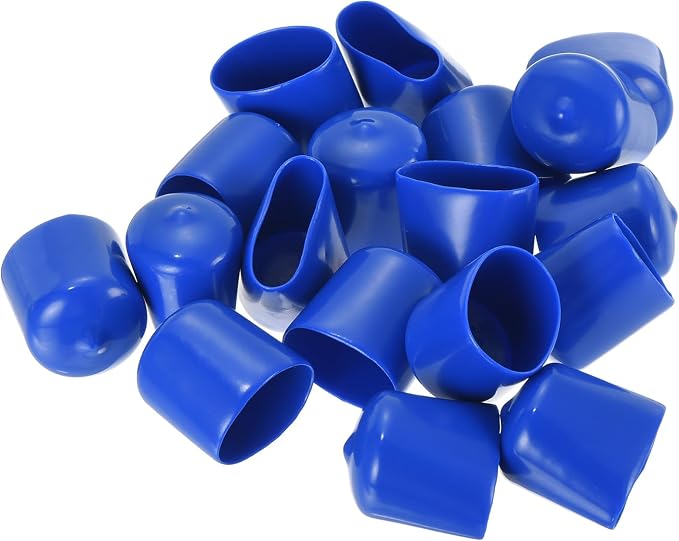 uxcell 20pcs Rubber End Caps 23mm ID Vinyl Round Tube Bolt Cap Cover Screw - Image 4