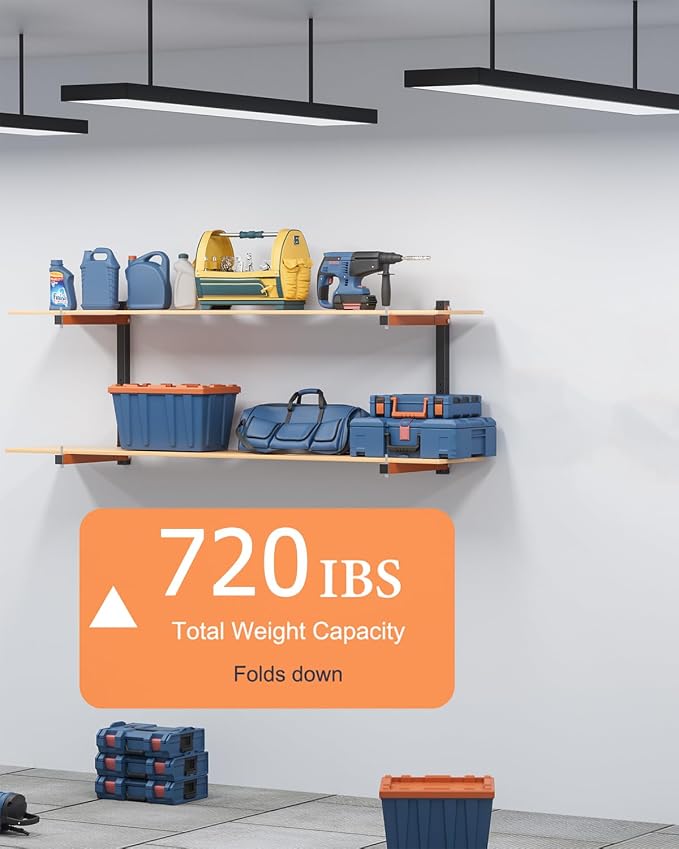 Lumber Storage Rack Wall-Mounted Lumber Racks Heavy Duty Wood Storage Rack - Image 5