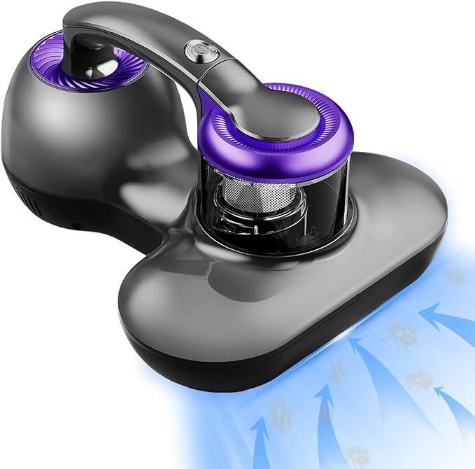 Mattress Vacuum Cleaner, Handheld UV Bed Vacuum Cleaner 16KPa & 12800 by Hersven
