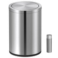 Mbillion Small Trash Can with Swing Lid 2.4 Gallons/9 Liter, Mini Trash Can by Mbillion