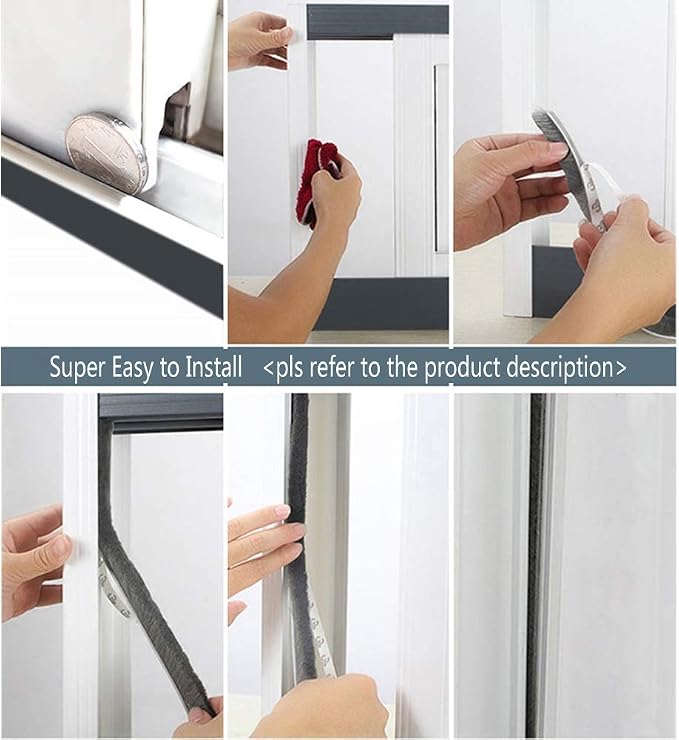 Self-Adhesive Pile Weather Stripping Seal - Image 7