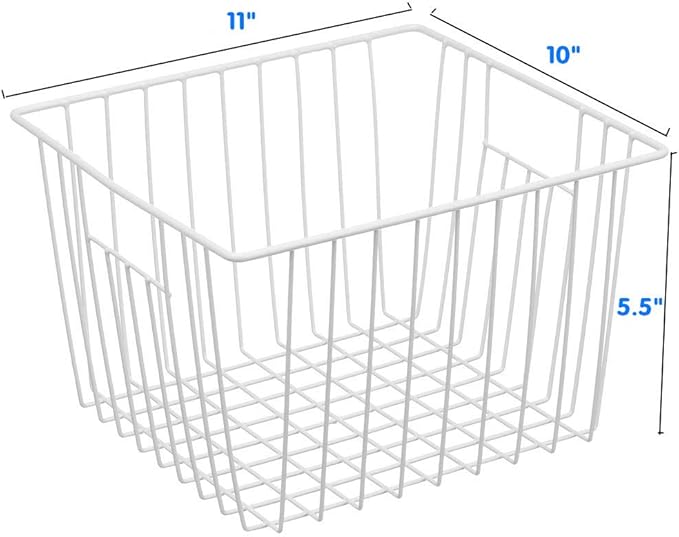 Upright Freezer Organizer Bins， Freezer Baskets - Image 3