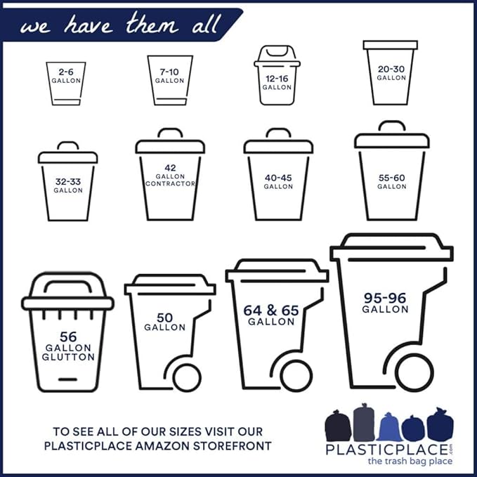 55 Gallon Recycling Bags, 1.5 Mil - Image 4