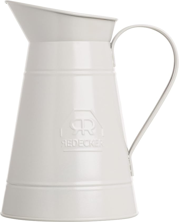 Redecker White Coated Metal Toilet Brush Set - Image 4