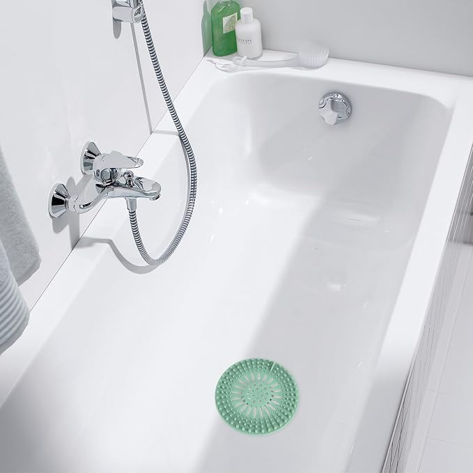 Bathroom Sink Drain Strainers, Hair Catcher Shower Drain Covers Protector - Image 7