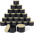 Aroparc Candle Tins 8oz with Lids, 24 Pack Seamless Candle Containers by Tobeno1candlemakingsupplier