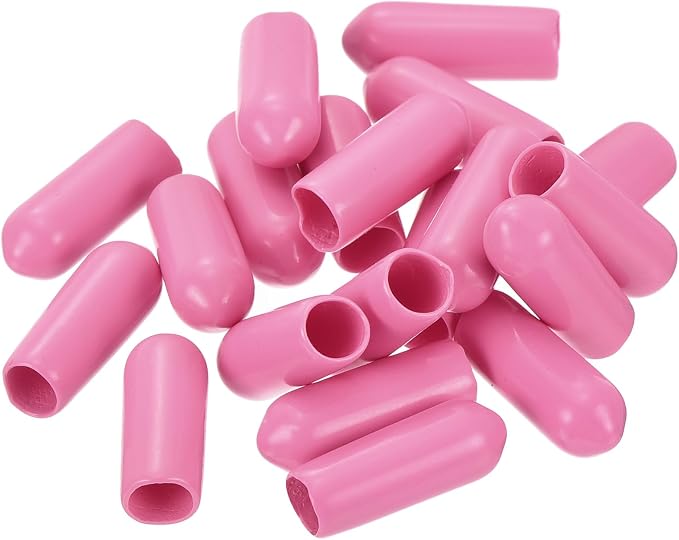 uxcell 20pcs Rubber End Caps 5mm ID Vinyl PVC Round Tube Bolt Cap Cover Screw - Image 4