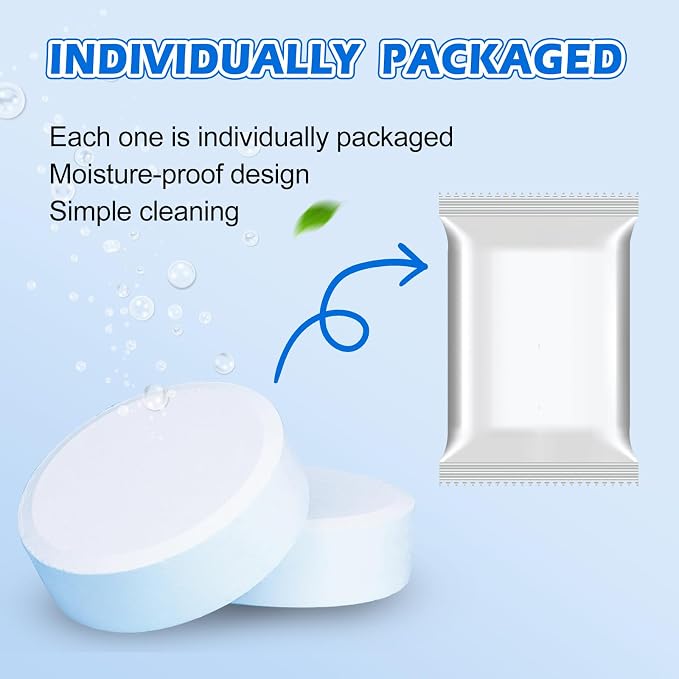 Automatic Toilet Bowl Cleaner Tablets–Fresh Scent, 50 PACK, Long-Lasting - Image 6