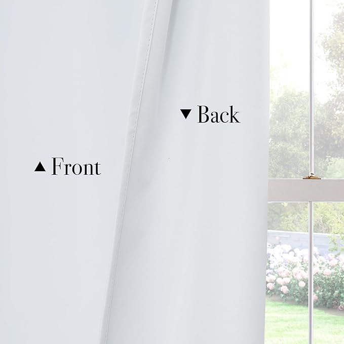 PONY DANCE White 100% Blackout Curtains - Image 3