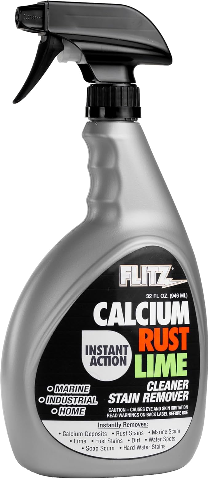 Flitz Calcium, & Lime Remover - 32oz Bottle of USA-Made Limescale Remover by FlitzInternationalLTD