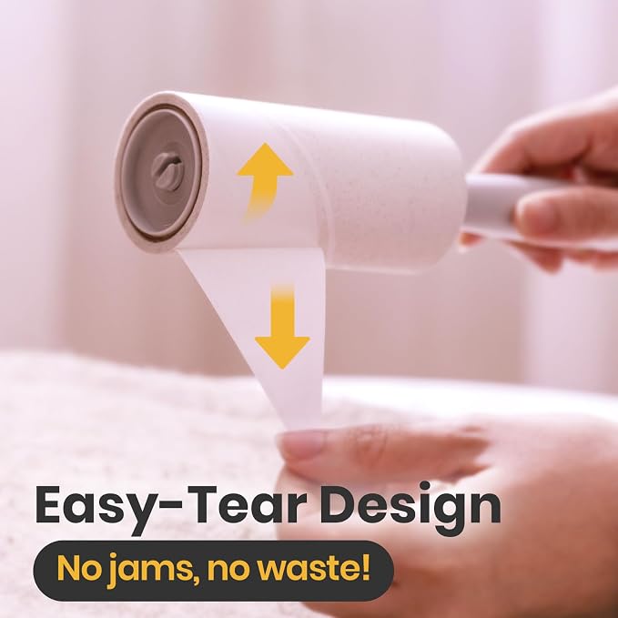 DELOMO Pet Lint Roller for Clothes – Lint Rollers for Pet Hair Extra Sticky - Image 4