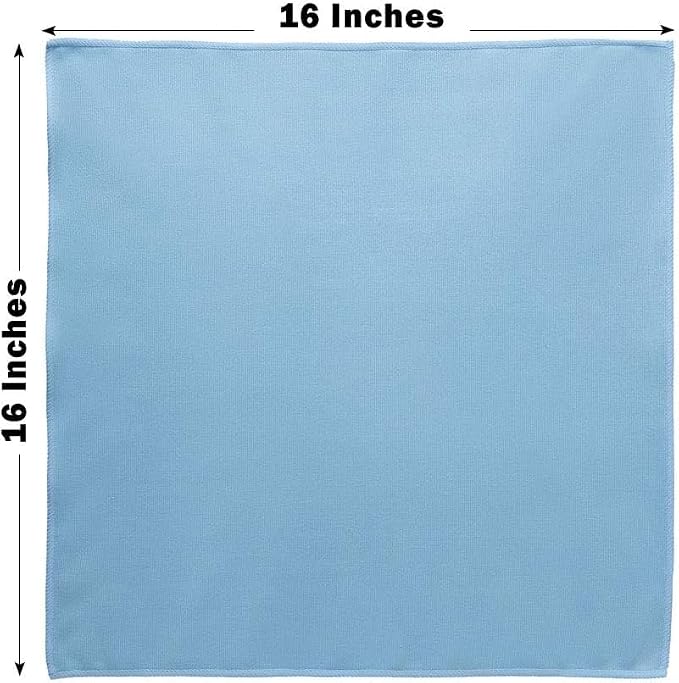 KLNYOO Microfiber Glass Cleaning Cloths Lint Free Streak Free Quickly and - Image 6