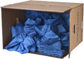 PRO SOURCE 25 Lb Box Virgin Surgical Lint-Free Blue Cotton Huck Towels: 16" x by PROSOURCE