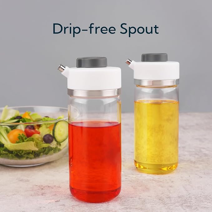 KITCHENDAO Precision Pour Glass Oil Dispenser 2-Piece Set - Image 3