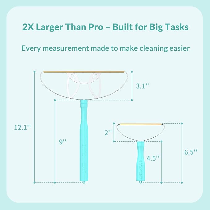 Pet Hair Removal Tool Kit-Max and Pro-by LINTPLUS, Cat Hair Remover and Carpet - Image 3