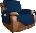 PureFit Reversible Quilted Oversized Recliner Sofa Cover, Water Resistant by PureFit