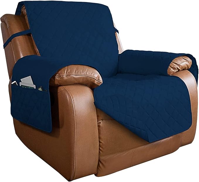 PureFit Reversible Quilted Oversized Recliner Sofa Cover, Water Resistant by PureFit