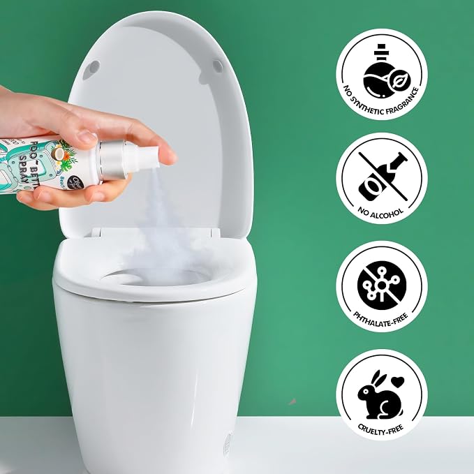 Clean-n-Fresh Toilet Spray 6.8 Fl.Oz, Poop Spray Beach Coco, Bathroom Air - Image 5