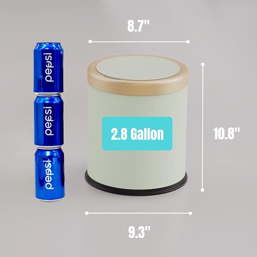 URALFA Automatic Motion Sensor Bathroom Trash Can - Image 6