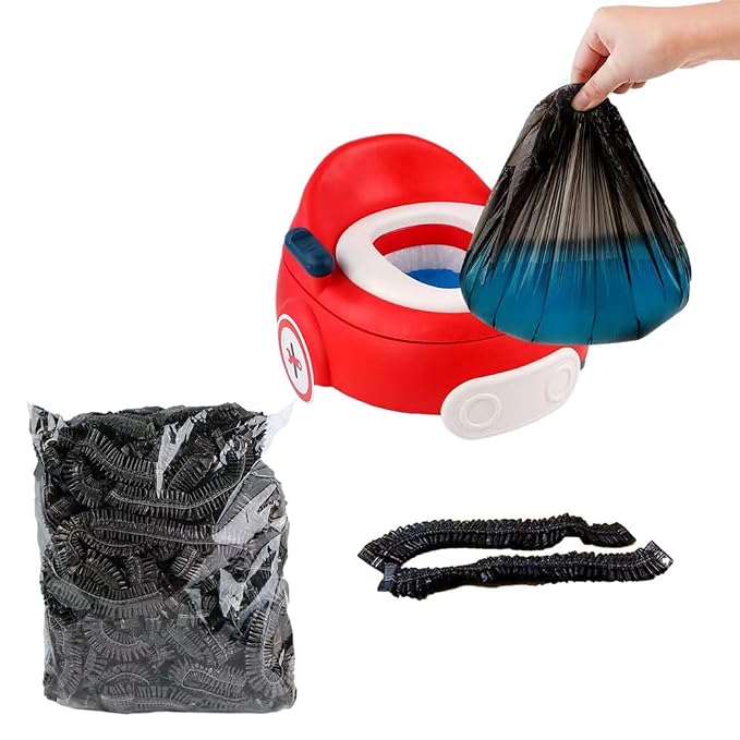 Potty Chair Liners with Elastic, Portable Potty Training Bags, Potty Refill by OULIGET