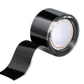 Self Fusing Silicone Tape 1 in x 5' Black Waterproof Rubber Leak Proof Sealing by PackYard