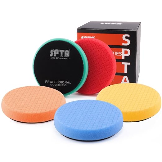 Buffing Polishing Pads, SPTA 5Pc 3.5 Inch Face by SPTA