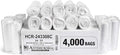 Aluf Plastics High Density Trash Bags, 16 Gallon, 8 Micron, by AlufPlastics