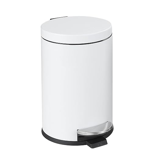 SunnyPoint 4.5 Liter Small Round Trash Can by SunnyPoint