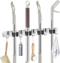 IMILLET Broom Holder Wall Mounted, Stainless Steel Broom Mop Holder Self by IMILLET
