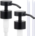 Stainless Steel Soap Dispenser Pump Head Replacement 2 Pack, 28/400 Threads by LUNESTELLA