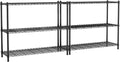 Storage Shelves, 3-Tier Adjustable Metal Industrial Utility Shelf Rack by Unknown