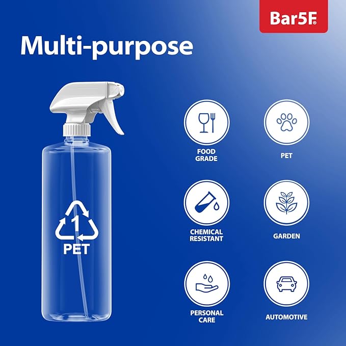 Bar5F Plastic Spray Bottles - Image 5