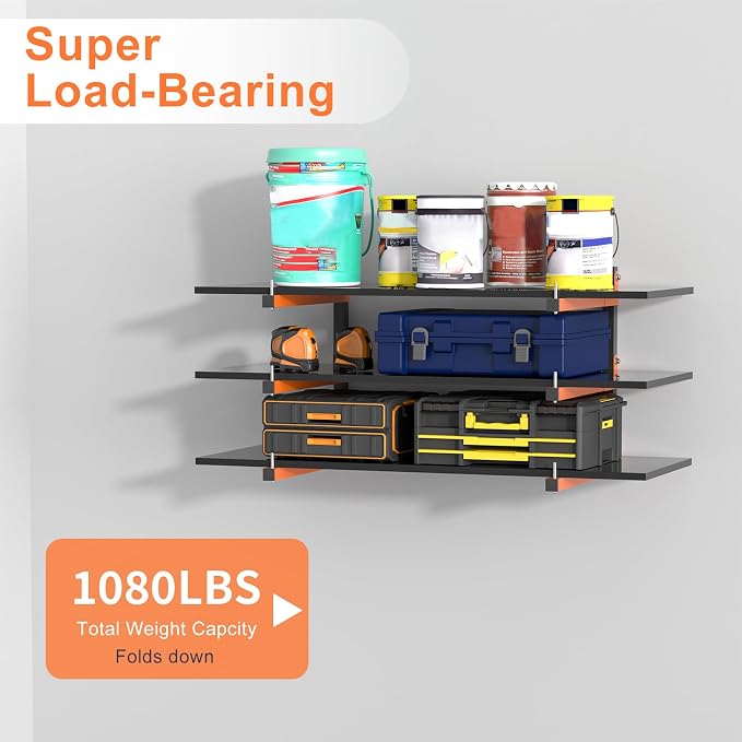 Lumber Rack Wall Mount, Lumber Storage Rack, Heavy Duty Wood Storage Racks - Image 4